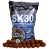 Vážené Boilies STARBAITS SK 30 - Boilie potápivé 1kg  20mm