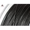 Hell-Cat Splietané šnúra Round Braid Power Black 1000m | 0,50mm (57,5kg)