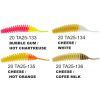 Dipované umelé nástrahy FishUP Tanta 63mm-2,5”/8ks Farba: Hot Chartreuse