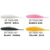 Dipované umelé nástrahy FishUP Tanta 63mm-2,5”/8ks Farba: Bubble Gum/Hot Chartreuse