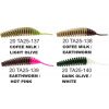 Dipované umelé nástrahy FishUP Tanta 63mm-2,5”/8ks Farba: Coffee Milk / Light olive