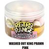 Boilies pop up Crafty Catcher Retro Range 15mm / 60g King Prawn Washed Out Pink + White/Kráľovská kreveta ru