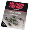Obratlík s ochranou Method Feeder Swivel beads 10ks Veľkosť: S