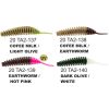 Dipované umelé nástrahy FishUP Tanta 51mm-2,0”/9ks Farba: White/Hot Chartreuse