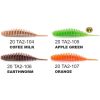Dipované umelé nástrahy FishUP Tanta 51mm-2,0”/9ks Farba: White/Hot Chartreuse