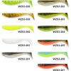 Dipované umelé nástrahy FishUP 8cm/8ks Wizzle Shad 3 Farba: Sky/Chartreuse