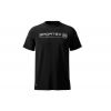 Rybárske tričko T-Shirt čierne s logom Veľkosť: L