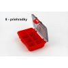 Method Bait -Uzatvarateľný box na drobné príslušenstvo Box 2 priehradky 10,5 cm / 7 cm / 2,5 cm