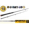 Prívlačové prúty SPORTEX Hydra Spirit 2-diel 240cm / 40g Baitcast
