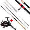 Giants fishing Prút Fluent MK2 Feeder 3.0m, 80g + Navijak Gaube FD 4000