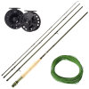 Giants fishing Prút Trout Fly CLX 9ft/#5+ navijak Leeda LA 5/6 + šnúra WF5 ZADARMO!