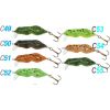 Lovec Frog/žaba 3 cm -plávajúci farba 54