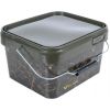 Rybárske vedro s vrchnákom 5l / 25,5x15x22cm Prírodný vzor 5l