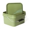 Rybárske vedro s vrchnákom 5l / 25,5x15x22cm Prírodný vzor 5l