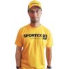 SPORTEX T-Shirt Tričko s veľkým logom - žlté Veľkosť: XL