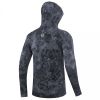 Giants fishing Funkčné tričko s dlhým rukávom UV50+Hoodie Camo Grey|vel.2XL