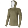 Giants fishing Funkčné tričko s dlhým rukávom UV50+Hoodie Olive Green|vel.L