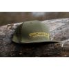 Sportex šiltovka Snap Back so sieťkou a logom olivová