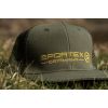 Sportex šiltovka Snap Back so sieťkou a logom olivová