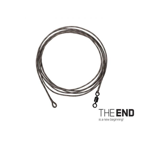 Nadväzec THE END Leadcore + swivel / 3ks