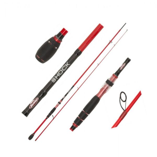Prívlačový prút Berkley Lighting Shock Red Spin M 2,10m 10-35g