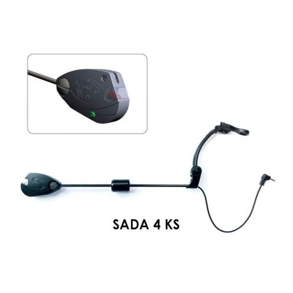 Carp Spirit X7 LED Swing Arm Indicator, súprava 4 ks
