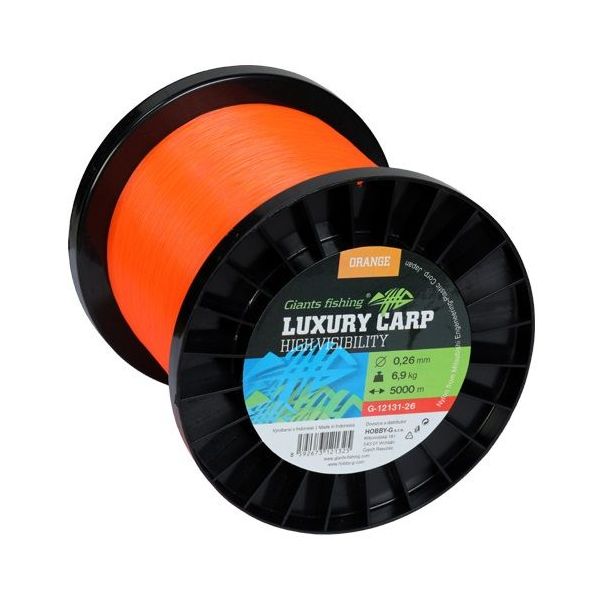 Giants fishing Vlasec Luxury Carp High-Visibility Orange 5000m | 0,35mm / 10,5 kg