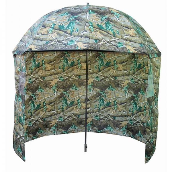 SURETTI Dáždnik s bočnicou Camo 210D, 250cm