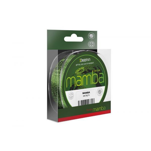 Delphin MAMBA Feeder / kamufláž | 0,20mm 7,7lbs 200m