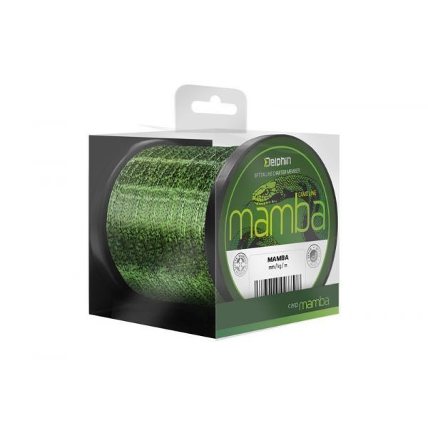 Delphin MAMBA Carp / kamufláž | 0,26mm 11,4lbs 1200m