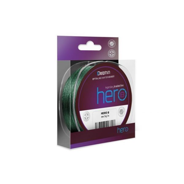 Delphin HERO 8 / zelená | 0,14mm 8,20kg 1000m