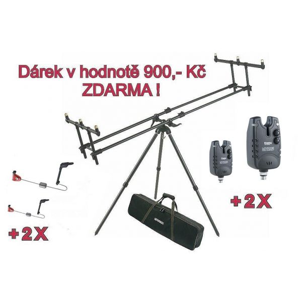 AKCIA - Tripod Premium + ZADARMO 2 x Hlásič EASY blue & green a 2 x Swing Arm no.130 blue & green