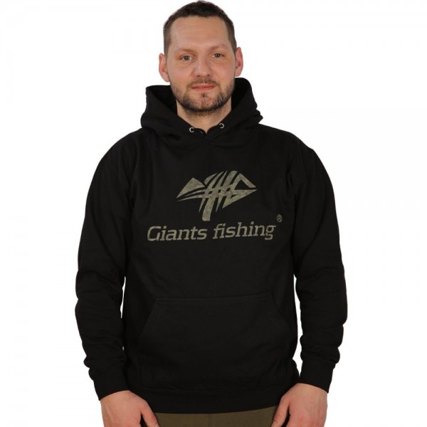 Giants Fishing Mikina s kapucňou čierna Camo Logo|vel. 2XL