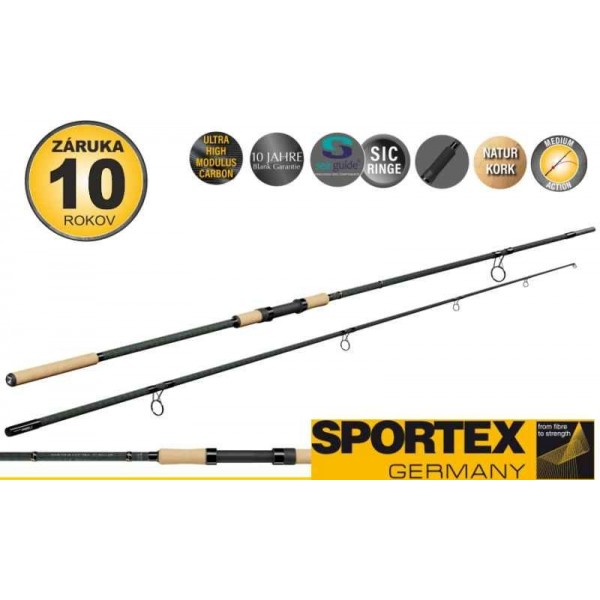 Kaprárske prúty SPORTEX Paragon Carp CS-2 Classic 2-diel 366cm / 2,75lbs