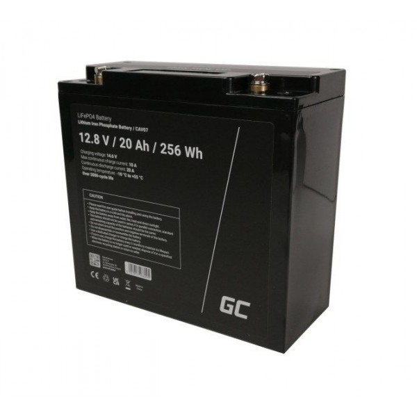 GC Lítiový akumulátor LiFePO4 20Ah 12.8V