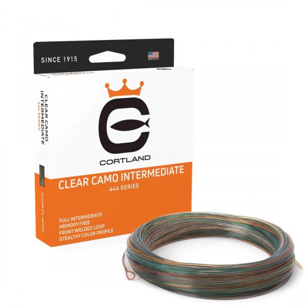 Cortland muškárska šnúra 444 Classic Intermediate Clear Camo Fresh/Salt|WF5I 90ft