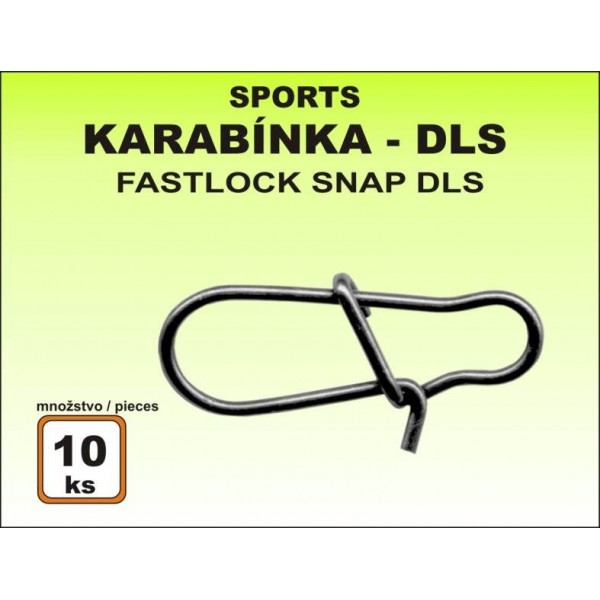 Karabínka rybárska Sports DLS - 10ks v balení veľkosť 000 / 4kg