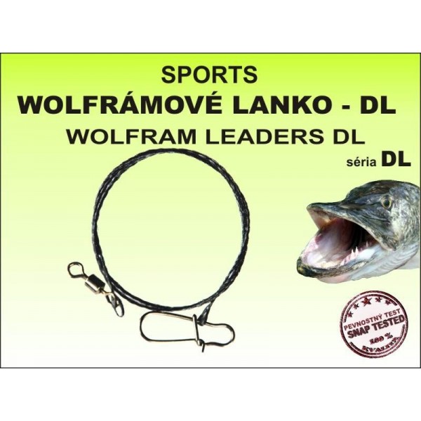 Wolframové lanko SPORTS DL 35cm / 5kg / 2ks v balení