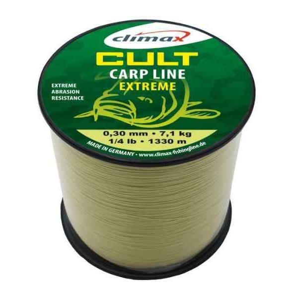 Silon Climax - CULT Carp Line Extreme Mattolive Priemer: 0,35mm/9,1kg/910m