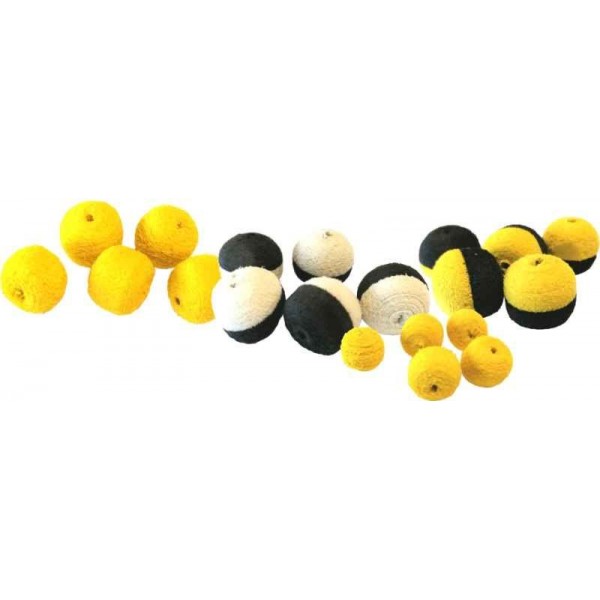 Zig Rig ball boilies plávajúce 5 ks Priemer: 13mm Farba: čierno-biela