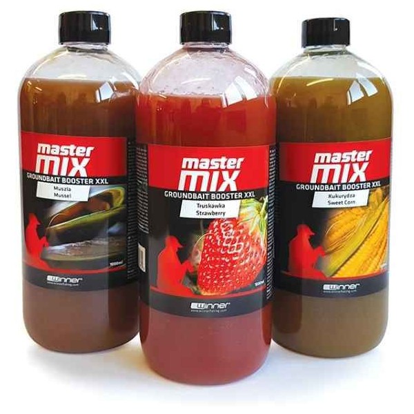 Tekutý posilovač Master Mix Groundbait Booster 1000ml Sweet Corn / Sladká kukurica