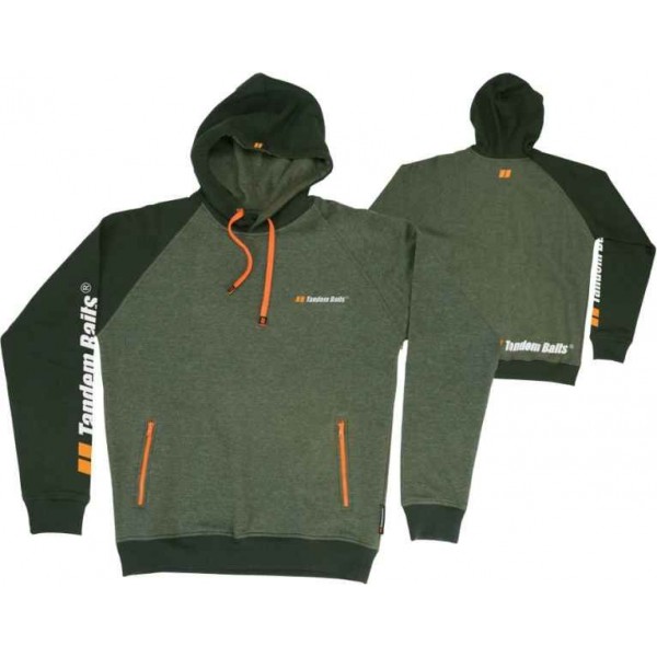Mikina s kapucňou Tandem Baits Hoodie Zip Veľkosť: M