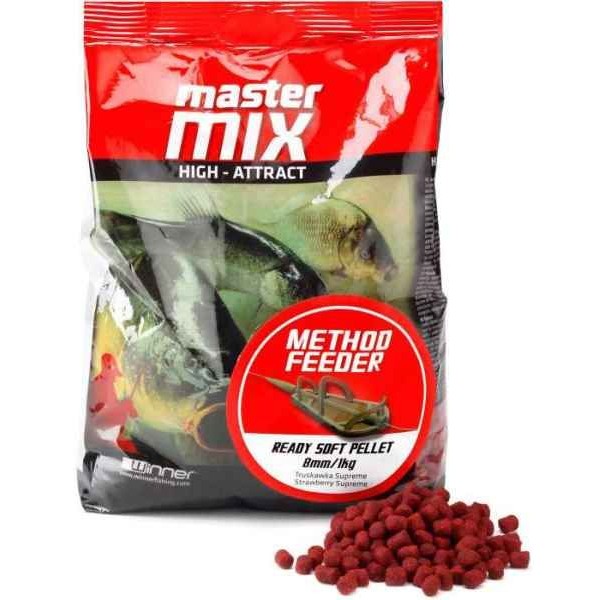 Method Feeder Ready Soft Pellet 8mm/1kg mäkké pelety Hot Krill