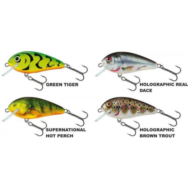 Salmo rybárske voblery Butcher plávajúci 5cm/5g Farba: Holographic Real Dace