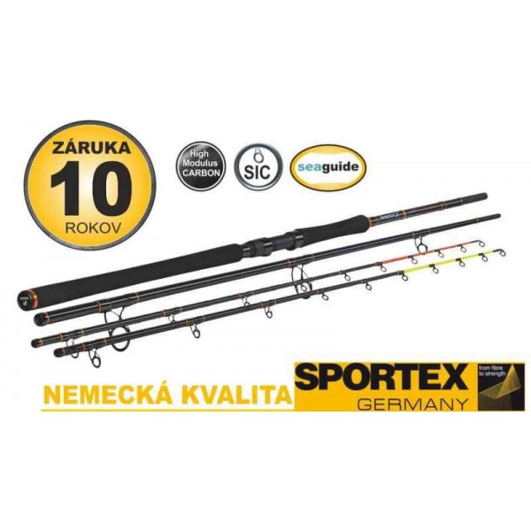 Sumcové prúty SPORTEX Catfire Feeder 3-diel 360cm / 200g