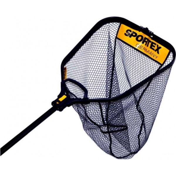Pogumovaný rybársky podberák SPORTEX Veľkosť: 80x70cm, dĺžka: 182,5cm