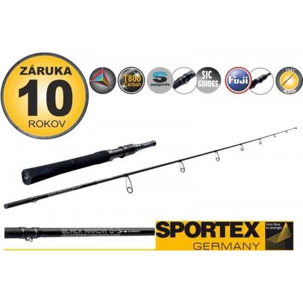 Prívlačové prúty Black Arrow G-3 Street 195cm / 10g