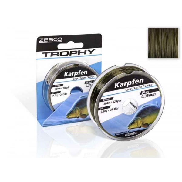 Rybársky silon Trophy Karpfen-Kapor 300m Priemer: 0,25mm/5kg