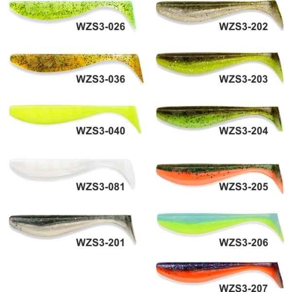 Dipované umelé nástrahy FishUP 8cm/8ks Wizzle Shad 3 Farba: Pearl