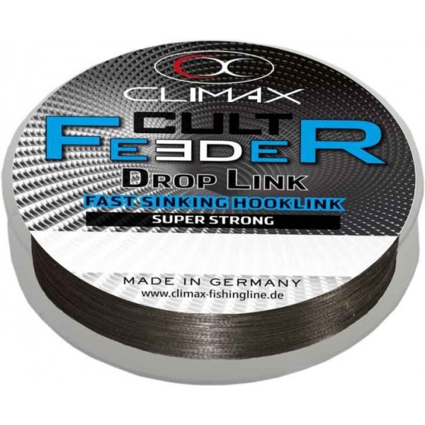 CLIMAX CULT Feeder Droplink potápavá šnúra šedá 10m Priemer: 0,15mm / 7,5kg